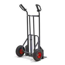 Steel sack truck fold up shovel pneumatic tyres 260x80 mm 