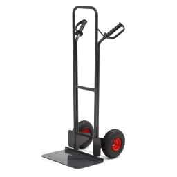 Steel sack truck fixed construction pneumatic tyres 260x80 mm 