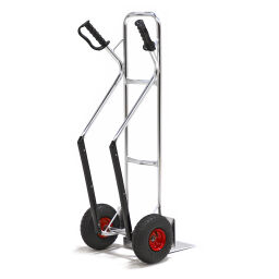 Aluminium handtruck fixed construction pneumatic tyres 260x80 mm 