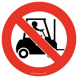 Floor marking and tape banned for lift trucks